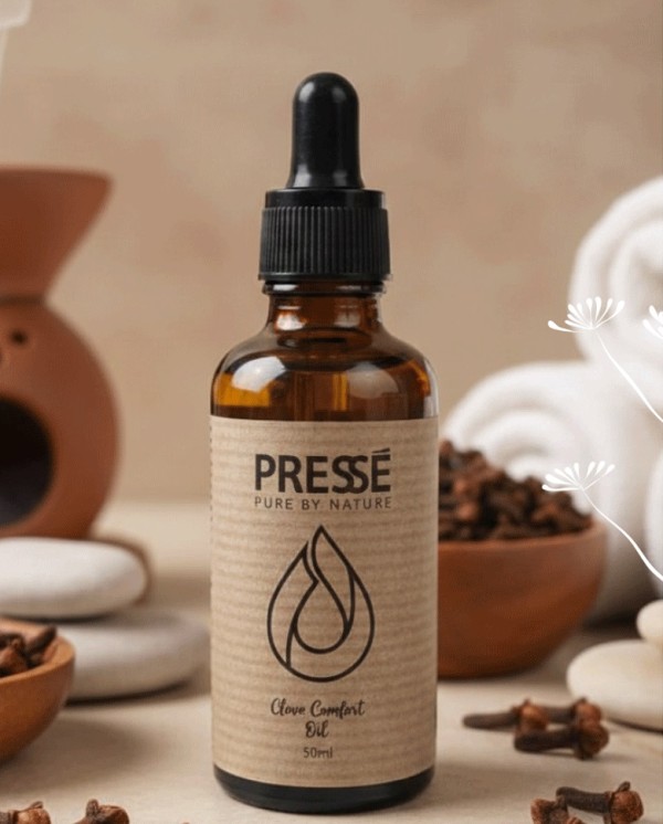 Pressé Clove Comfort with its kraft label
