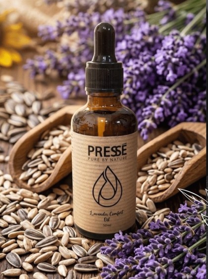 Pressé Lavender Comfort with lavender and sunflower seeds